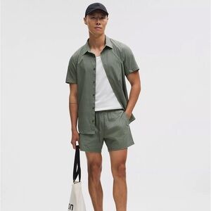 Lululemon 5” Swim Short - Small - Green Check Multi